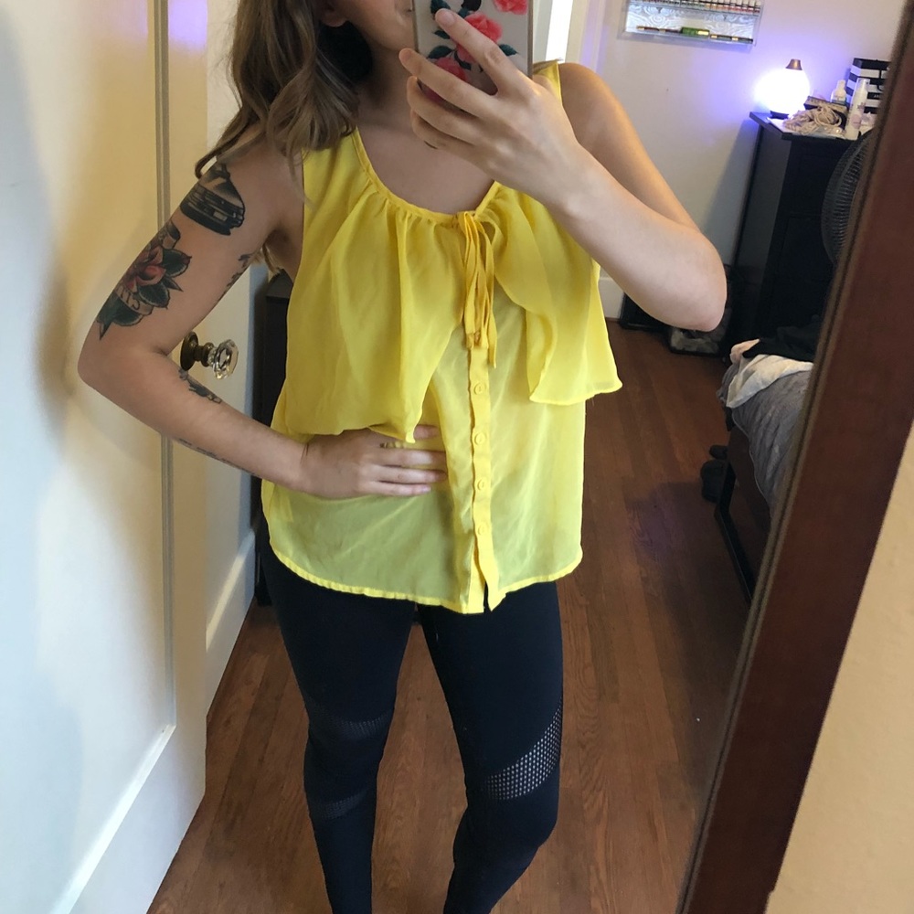 XXI Summertime Yellow Tank Top
